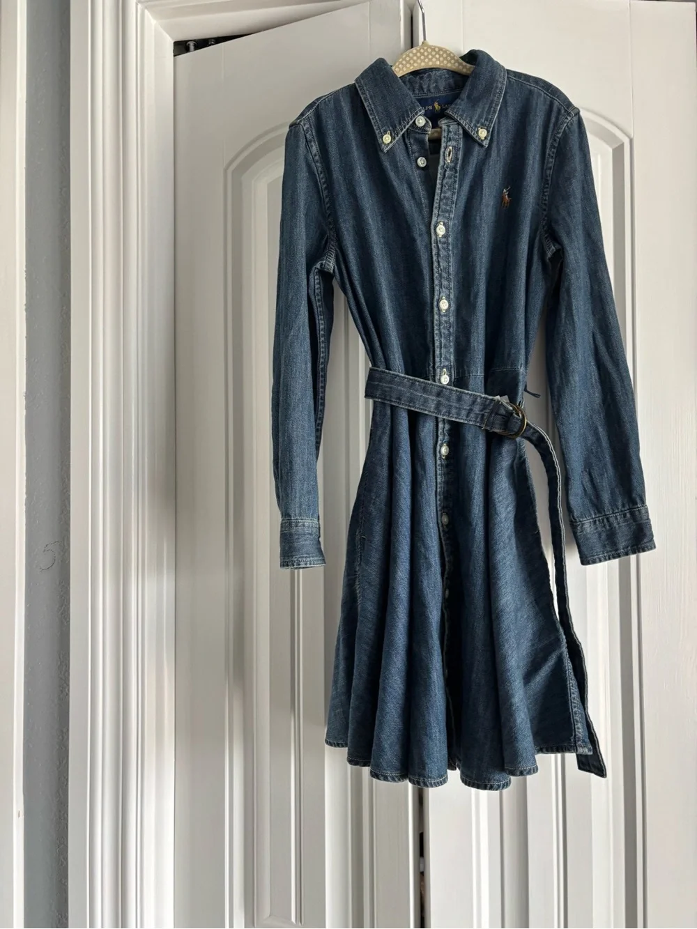 Ralph Lauren Blue Denim Button-Up Shirt